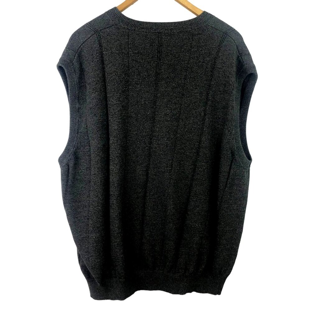 Fairway Outfitters Mens Size XL Gray Sleeveless Sweater Vest Golf - Picture 2 of 9